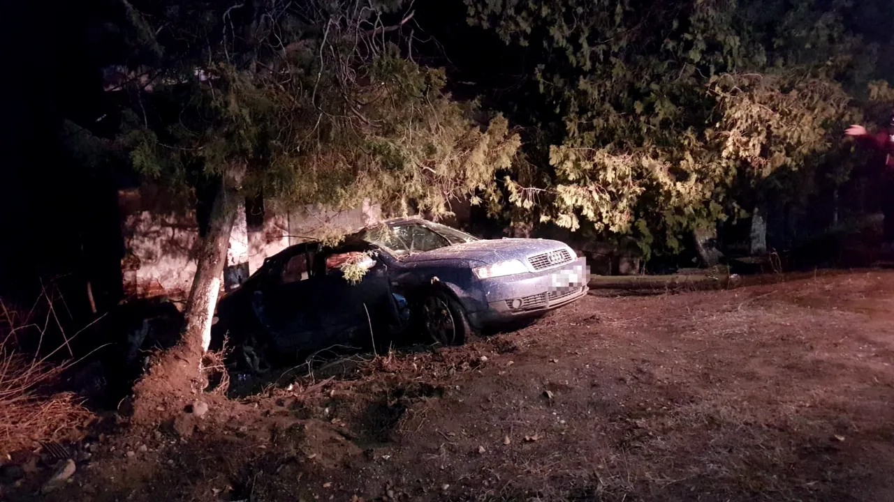 Accident GRAV în Teleorman: Doi tineri, de 24 şi 25 de ani, au murit. Un adolescent este în stare critică | FOTO