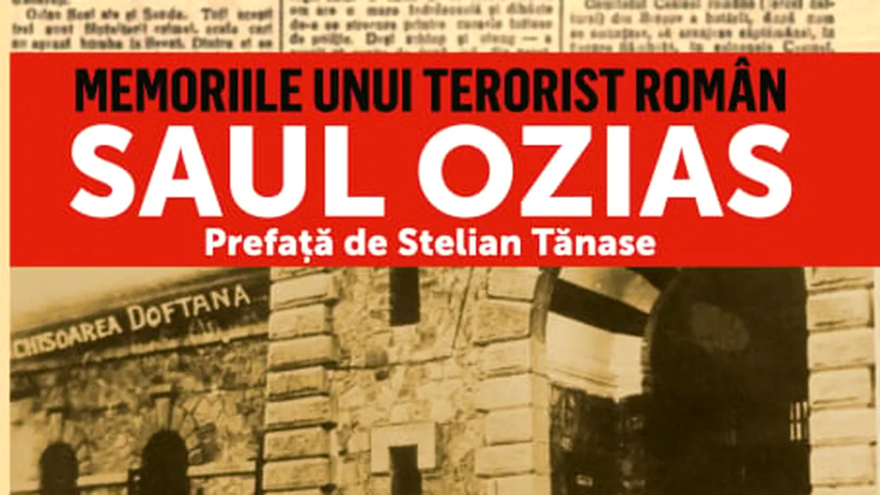 Lansarea unui nou volum de Alin Spânu. „Memoriile unui terorist român, Saul Ozias”, produsul unei cercetări aprofundată