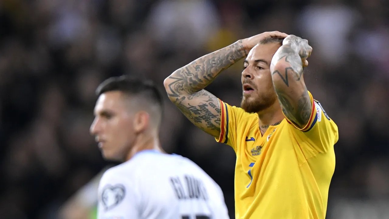 Preliminarii Euro 2024: România-Israel, 1-1. Tricolorii obţin doar un punct pe Arena Naţională