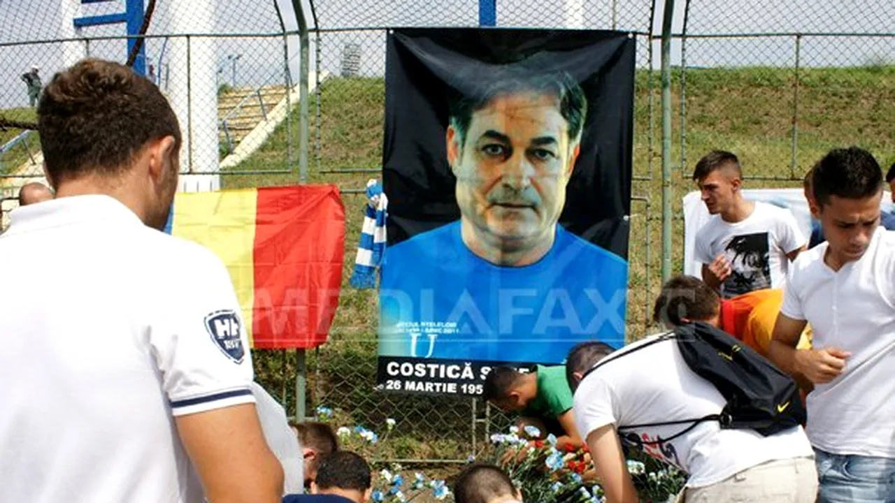 OMAGIU pentru Costică Ştefănescu: Trupul neînsufleţit, depus la stadionul 