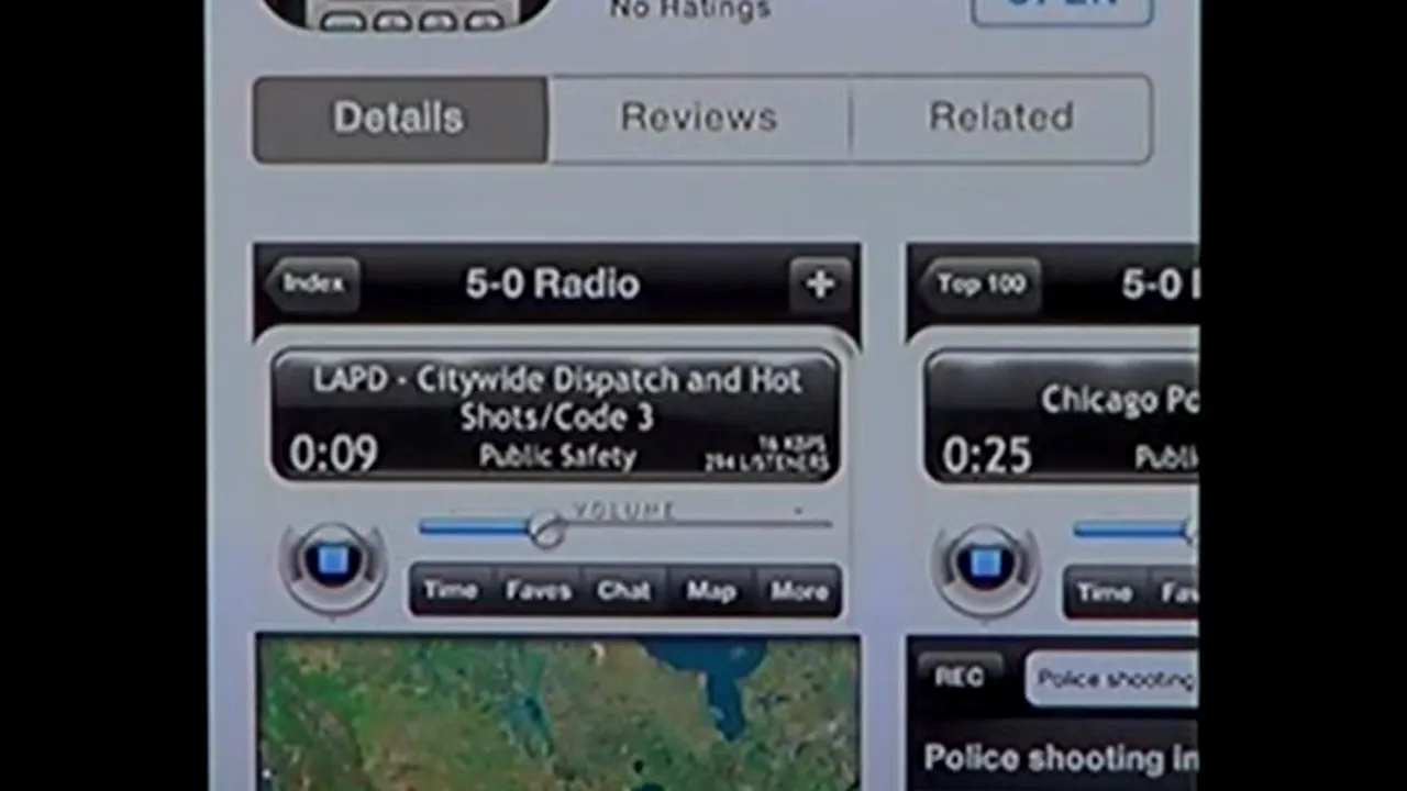 Protestele din SUA: 5-0 Radio Police Scanner, aplicaţia cu care poţi asculta comunicaţiile poliţiei, a atins luni un nivel record de descărcări
