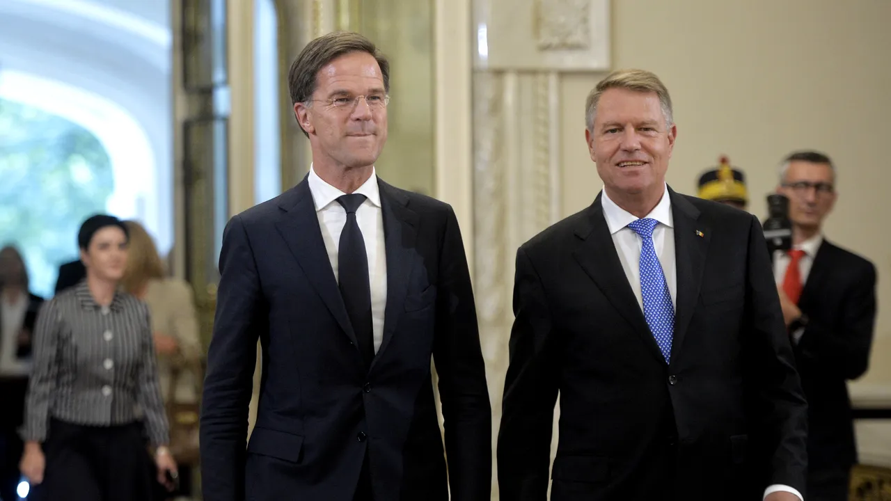 Drumul lui Rutte către şefia NATO întâmpină obstacole în patru ţări / Candidatura lui Klaus Iohannis nu este văzută ca o alternativă reală la conducerea Alianţei 
