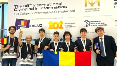 SOCIAL România scrie istorie la Olimpiada Internațională de Informatică. Patru elevi au adus medalii din Uzbekistan, iar țara noastră rămâne pe locul 2 mondial