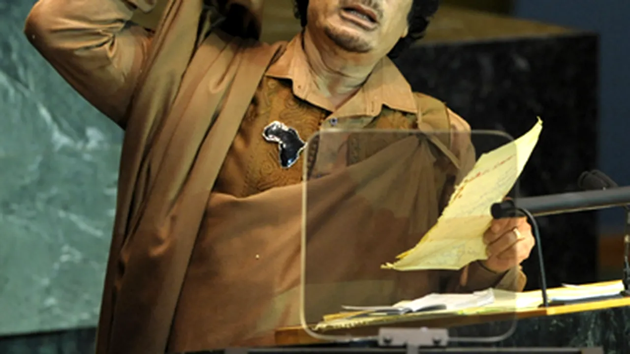 Kadhafi: Virusul A H1N1 e o armă, iar Israelul a fost în spatele asasinării lui J.F. Kennedy