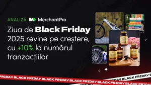MerchantPro Compass: ziua de Black Friday 2025 revine pe creștere, cu +10% la numărul tranzacțiilor.