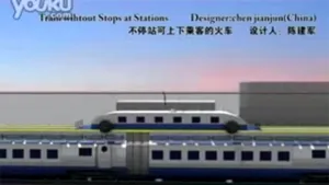 Proiect inedit: Cum va arăta trenul care nu se opreşte niciodată - FOTO, VIDEO