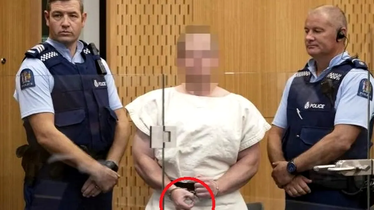 Atacatorul din Noua Zeelandă a făcut un gest provocator în faţa judecătorilor. Ce simbolizează poziţia degetelor