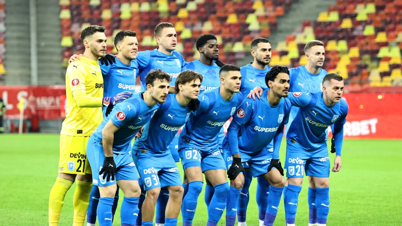 Universitatea Craiova se desprinde în fruntea clasamentului în Superliga, după etapa a 28-a