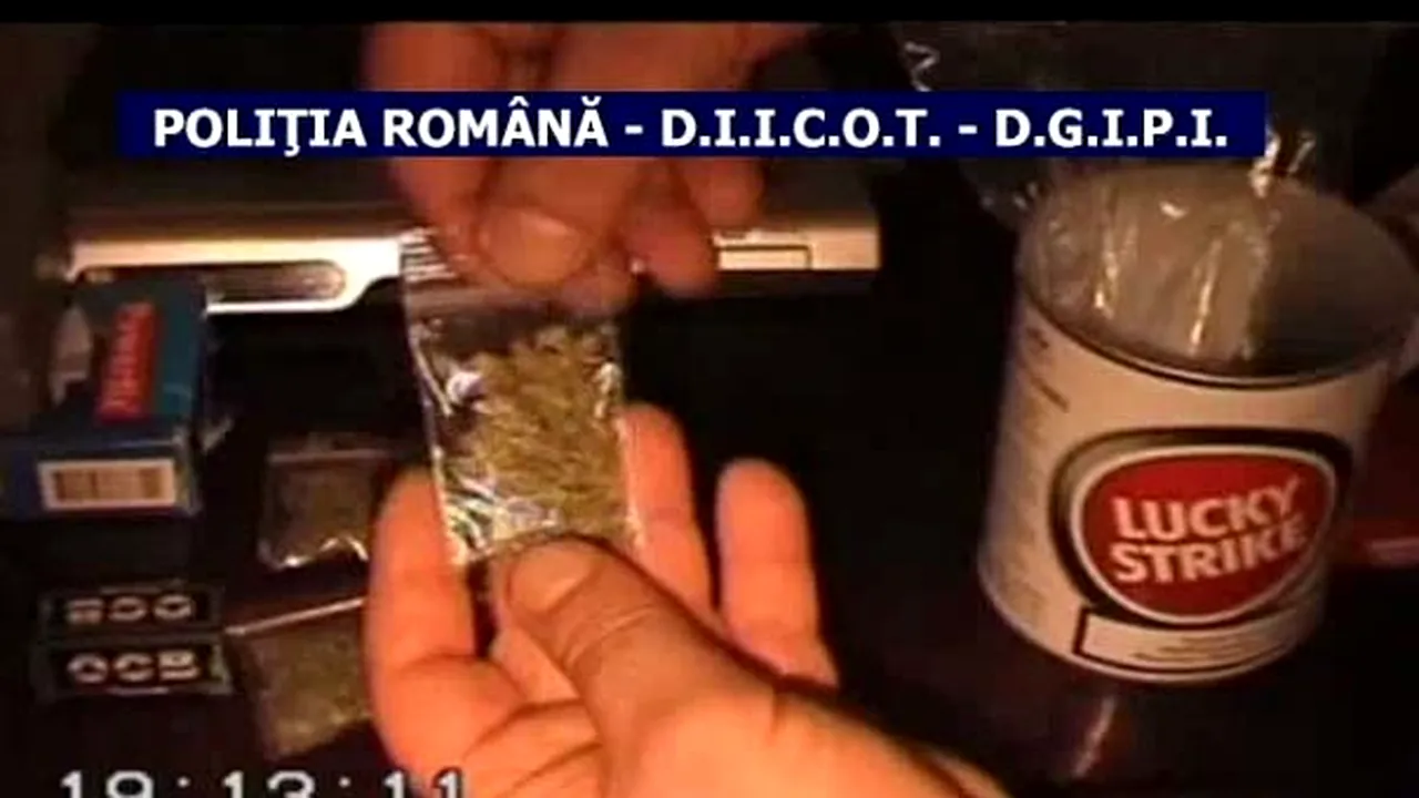 Săbii şi dispozitive pentru droguri, confiscate de la membrii unei grupări din Mehedinţi - VIDEO