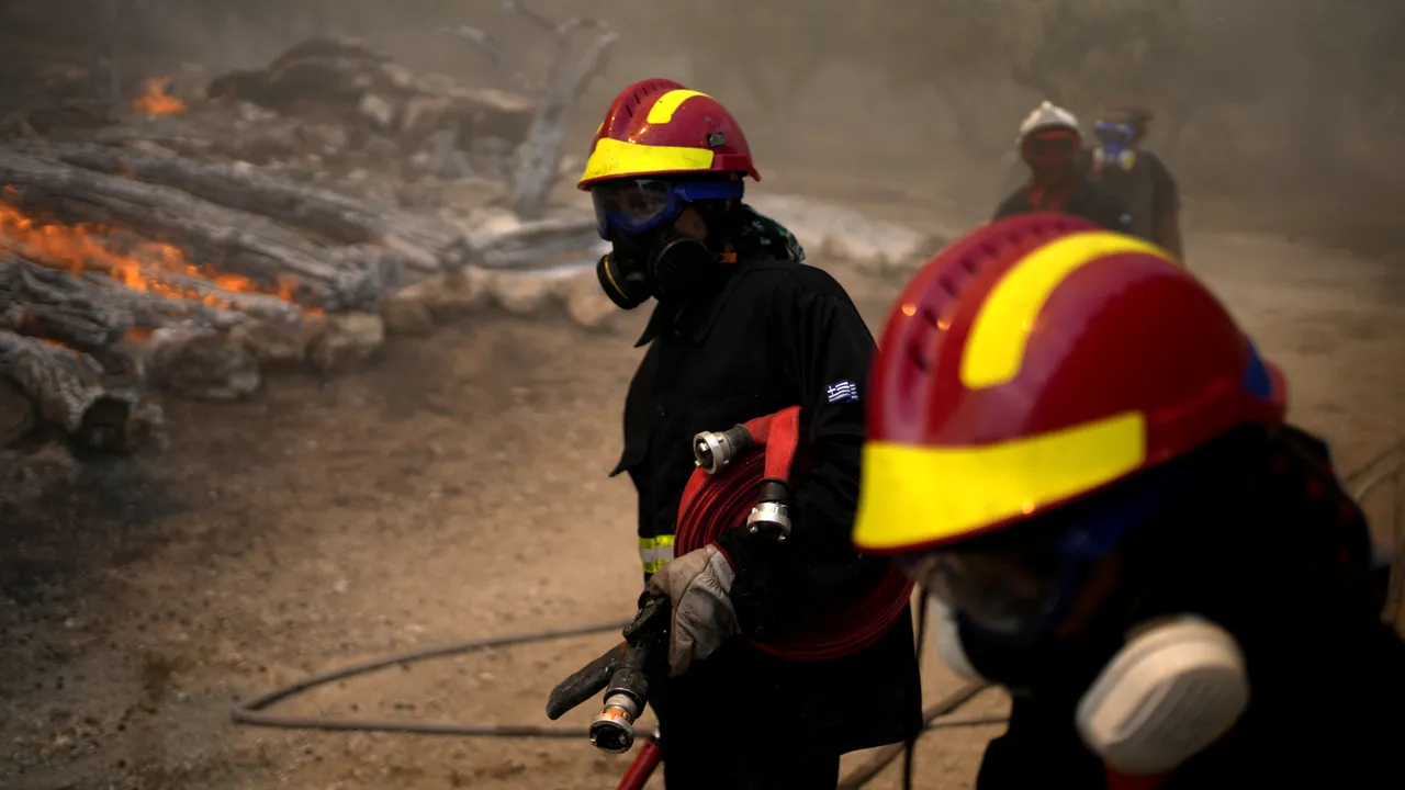 Incendiile de vegetaţie continuă să facă ravagii în nord-estul Greciei, în zona pădurii Dadia