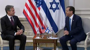 Antony Blinken s-a întâlnit cu preşedintele Israelului. Cei doi au discutat despre implicarea Iranului în conflictul ruso-ucrainean 
