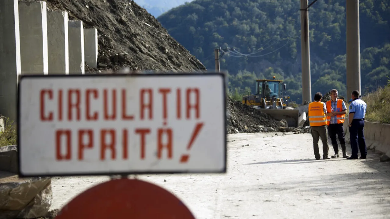 Restricții de trafic, marți și miercuri, pe DN1. Se vor efectua lucrări