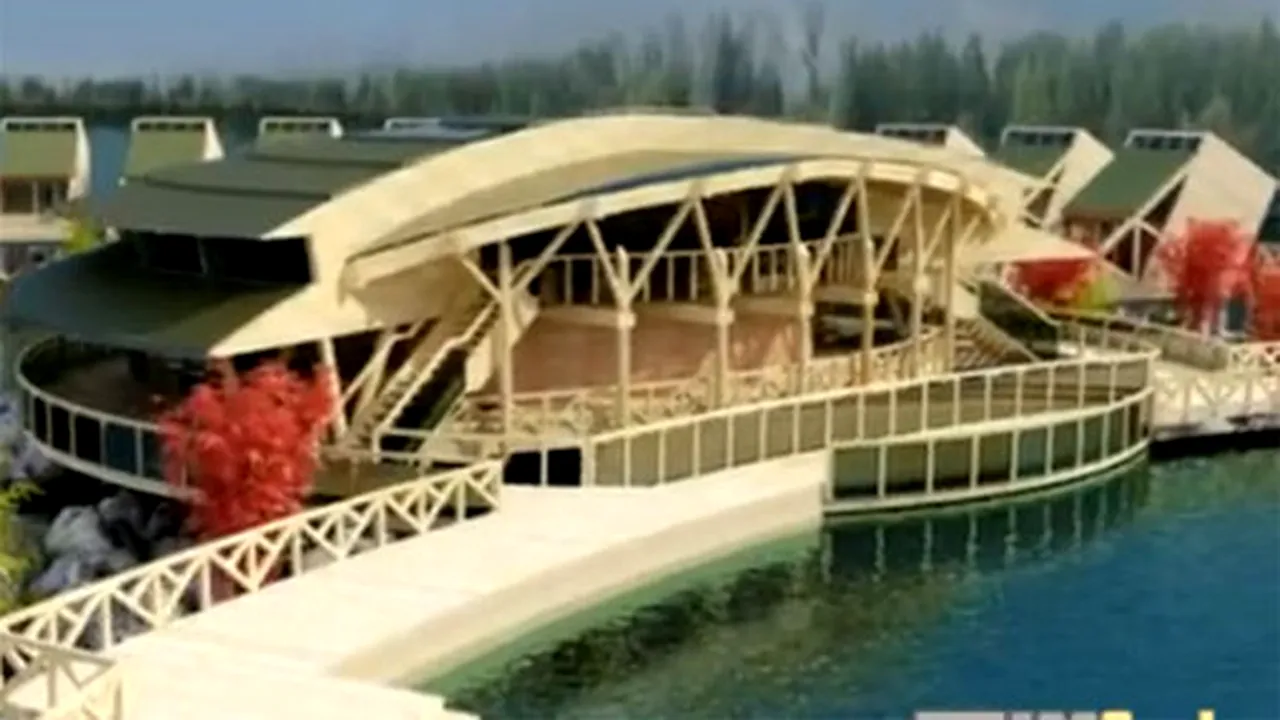 Prima staţiune lacustră din România. Cât va costa cazarea la bungalow - VIDEO