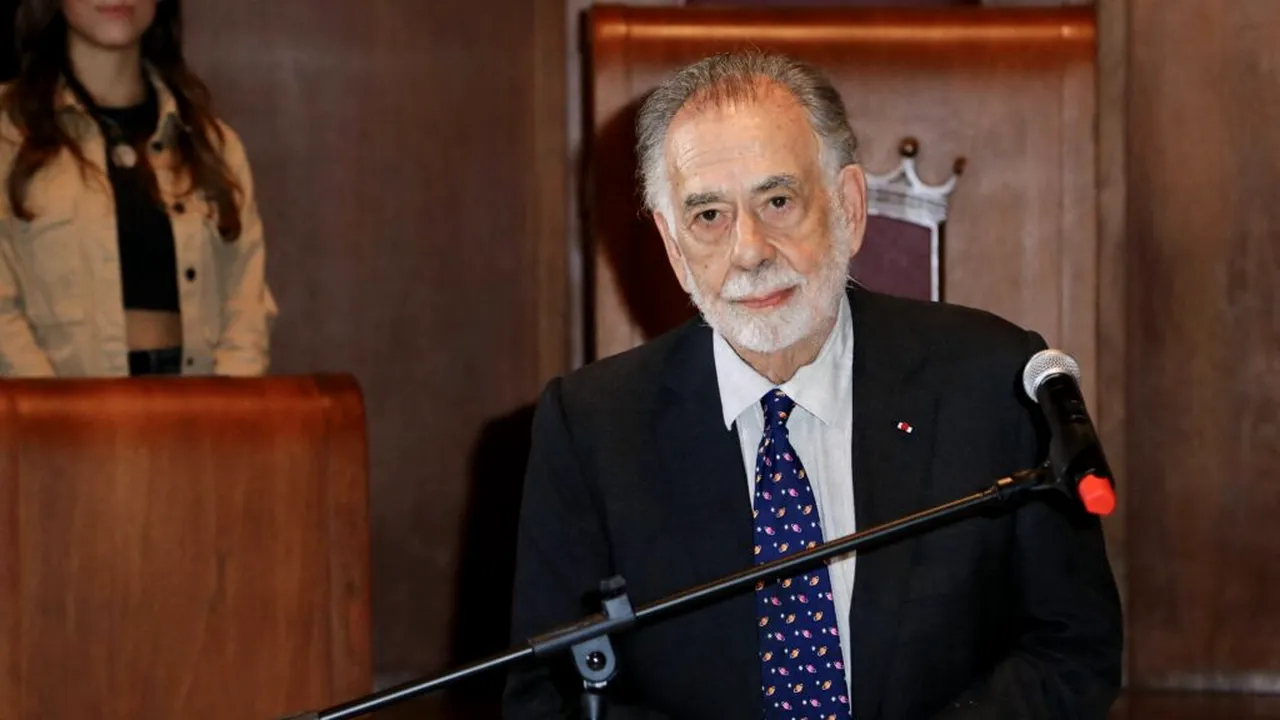 Legendarul regizor Francis Ford Coppola, internat într-un spital în Roma
