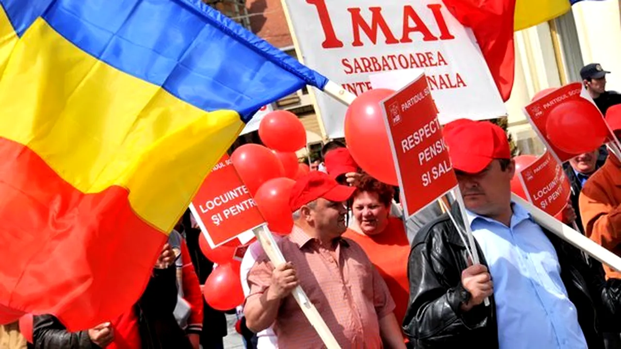 1 MAI ÎN ŢARĂ: Craiova - Întâlniri PSD cu cetăţenii. Târgu Jiu - bâlci cu mici. Turnu Severin - miting PSD