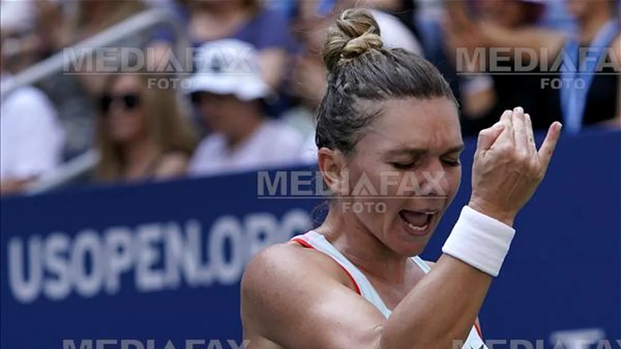 Simona Halep, eliminată în primul tur la US Open. „Simo” a pierdut în faţa unei rivale din calificări