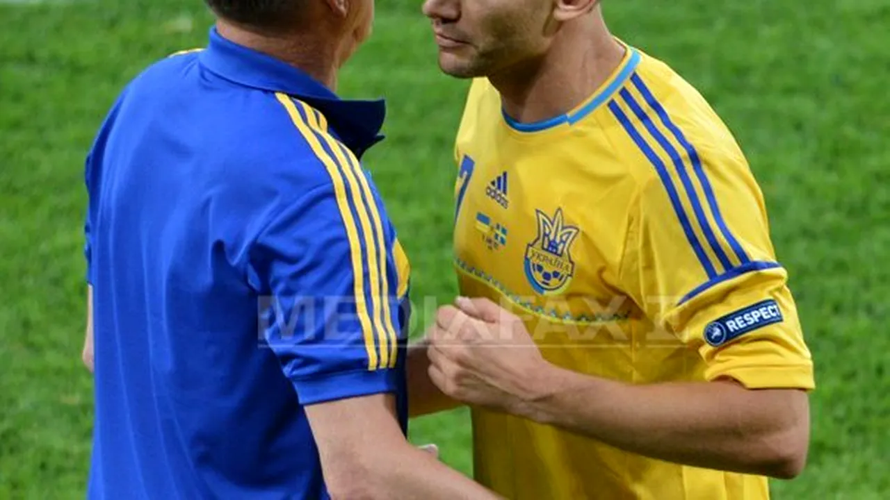 EURO 2012: Selecţionerul Ucrainei ştia că Şevcenko va înscrie o dublă cu Suedia. Ce a visat Blohin