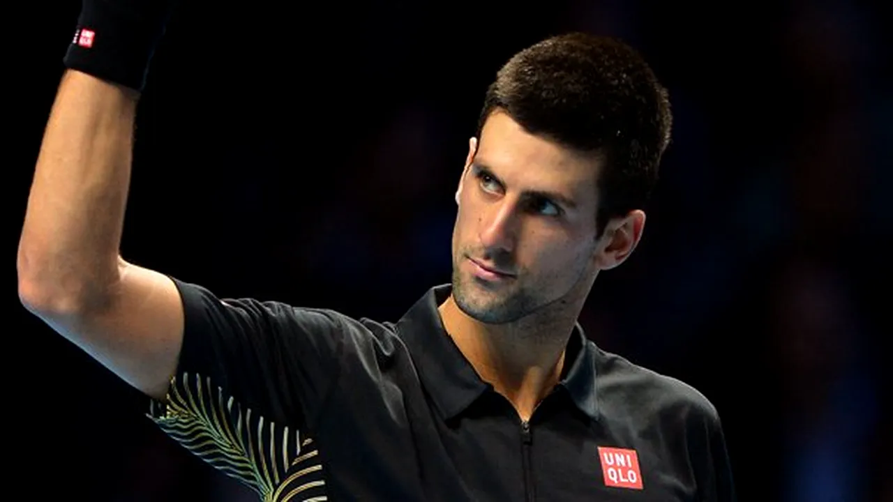 Turneul Campionilor: Novak Djokovici l-a învins pe Tomas Berdych şi s-a calificat în semifinale