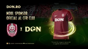 Don.ro este noul sponsor oficial al CFR Cluj, unul dintre cele mai mari cluburi de fotbal din România (P)