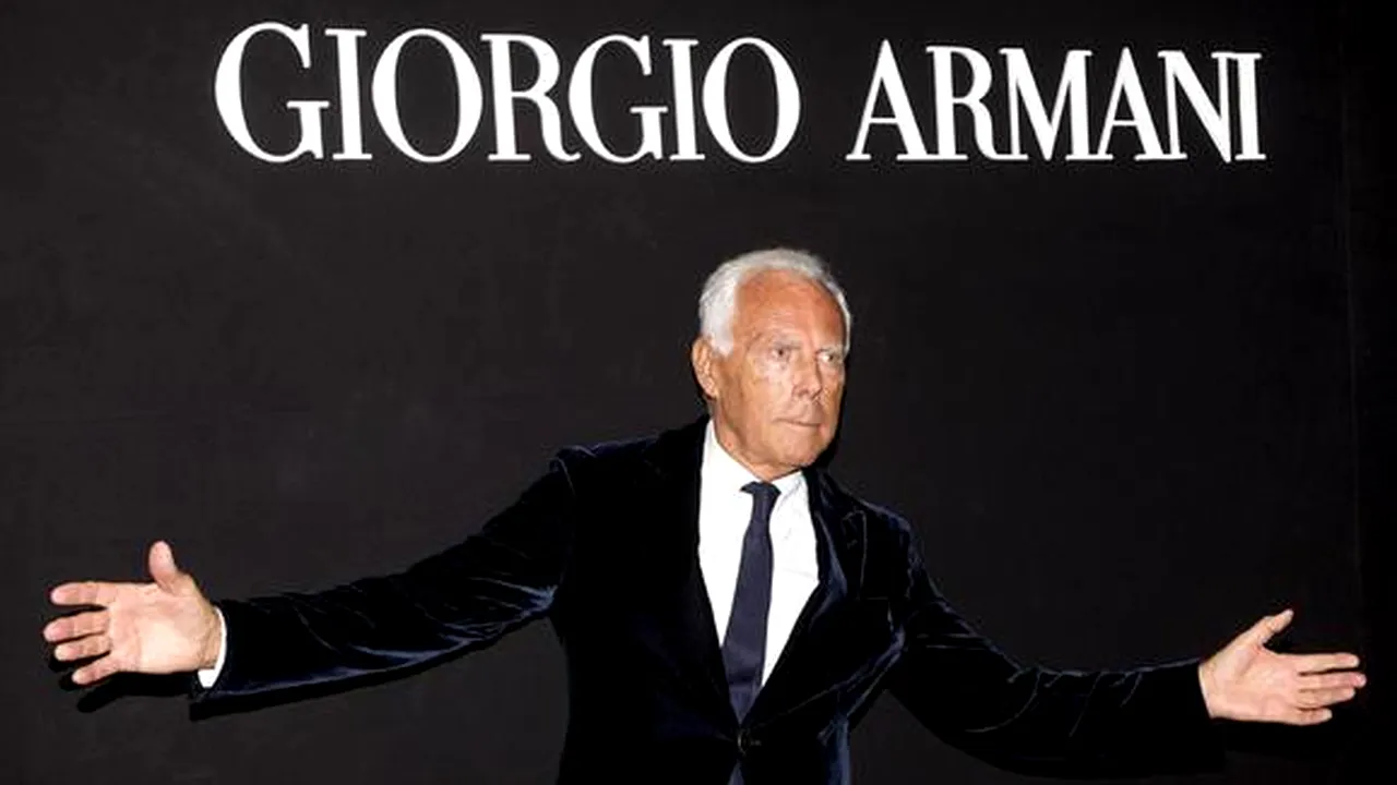 Armani şi alţi 17 miliardari italieni donează 28 de milioane de dolari în lupta împotriva coronavirusului
