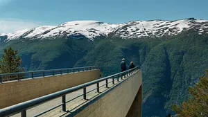 Cum arată observatorul Aurland, care oferă una dintre cele mai frumoase privelişti din lume - FOTO