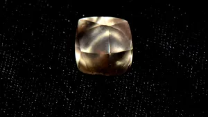 Un copil de 7 ani a descoperit un diamant de 2,95 carate