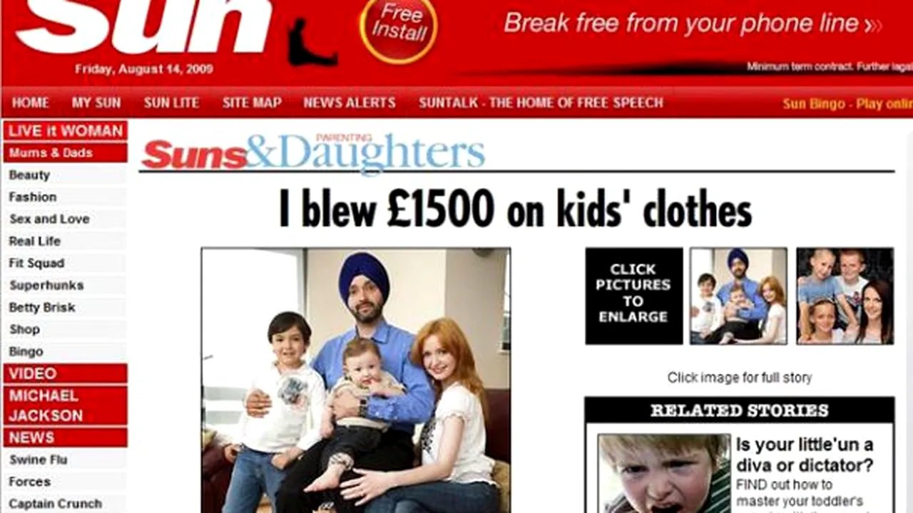 EXPERIMENT ratat pentru The Sun la accesul online contra-cost.Tabloidul britanic renunţă la abonamentele digitale