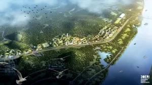 FOTO China construieşte un oraş acoperit COMPLET de pădure. 40.000 de copaci vor fi plantaţi în cadrul proiectului inedit pentru a combate poluarea aerului