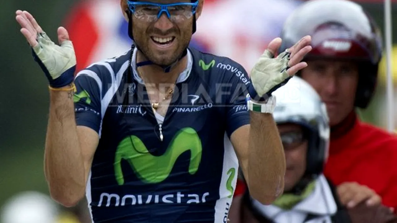 Alejandro Valverde a câştigat etapa a XVII-a a Turului Franţei