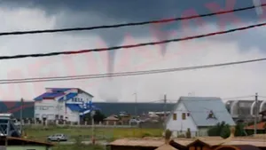 FENOMEN FOARTE RAR: Tornadă la Vama Veche. Ce spun meteorologii- VIDEO