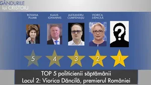 Gândurile lui Cristoiu. Top 5 politicienii săptămânii: „Rovana Plumb a făcut o mare greşeală” | VIDEO