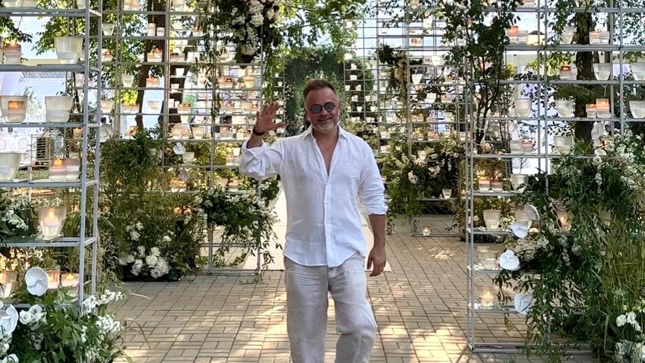 Nicu Bocancea, cel mai premiat florist român la nivel internaţional, semnează decorul de vis al nunţii lui  Ianis Hagi cu Elena Tănase