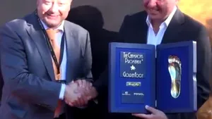 Gheorghe Hagi a primit trofeul Golden Foot, la Monte Carlo - FOTO, VIDEO