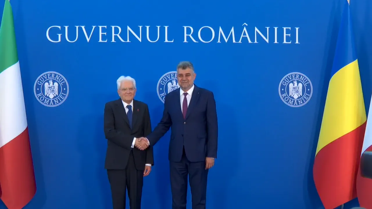 Marcel Ciolacu, întrevedere cu preşedintele Italiei: Cooperarea economică şi valorile comune fac şi mai puternice relaţiile româno-italiene
