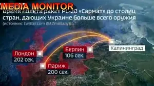 Simulare periculoasă la televiziunea rusă: 202 secunde pentru a incinera Londra cu o bombă atomică
