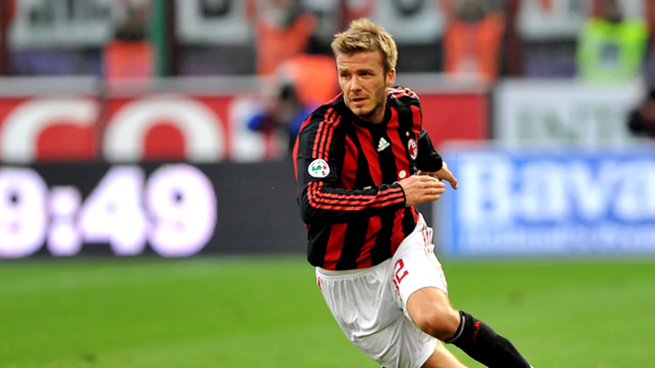 David Beckham revine la AC Milan din ianuarie 2010