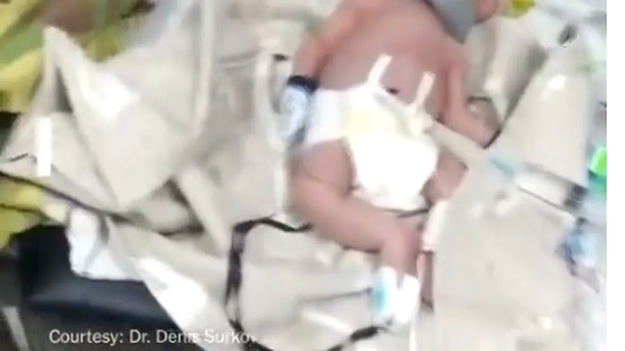 Bebeluşi născuţi prematur, mutaţi într-un adăpost anti-bombă în Ucraina