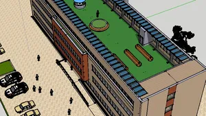 Secţie de psihiatrie ultramodernă cu centru de relaxare şi panouri solare, la Alba Iulia. FOTO