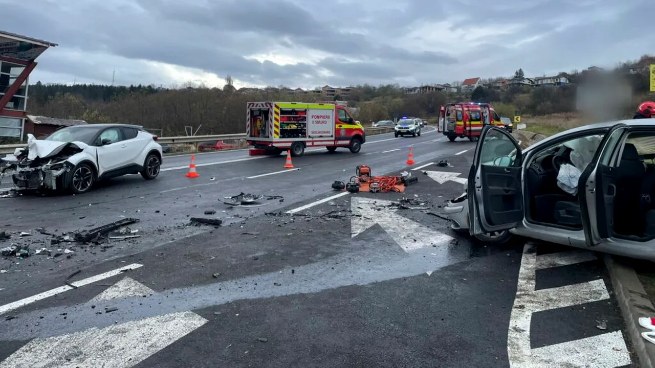 Accident grav la ieșirea din Cluj-Napoca: un mort și trei răniți, între care o fată de 7 ani
