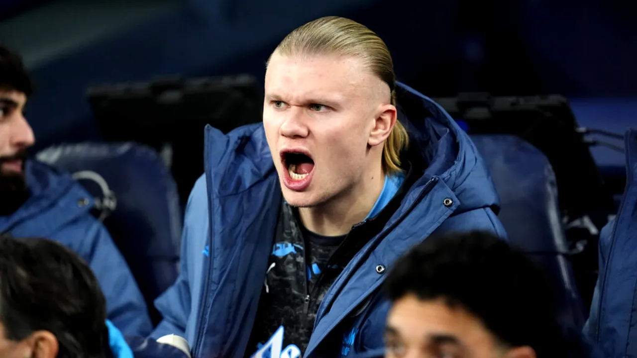 Fotbalistul Erling Haaland, acuzat că ar fi lovit mascota clubului Manchester City