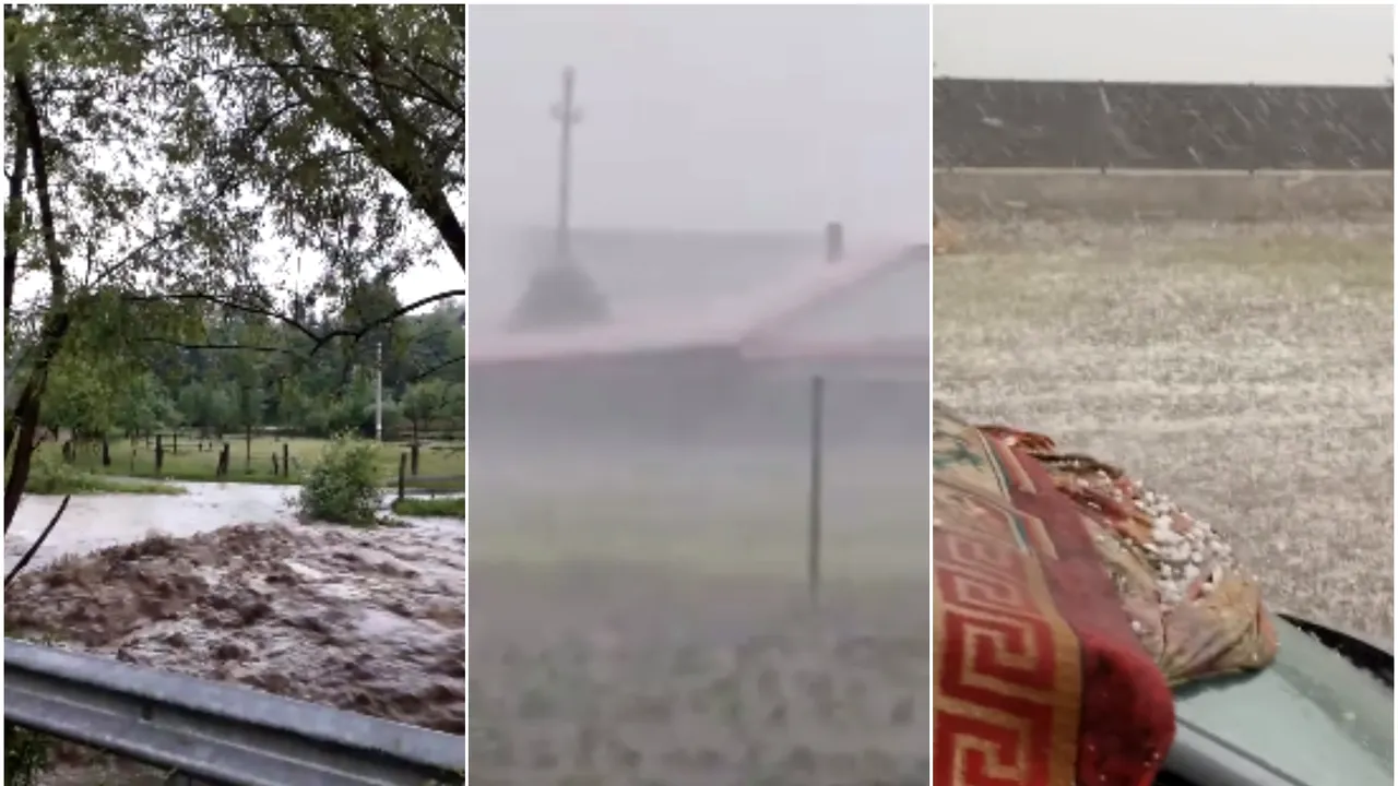 VIDEO | Fenomene meteo extreme. Vremea a făcut prăpăd în ţară: Moldova, lovită de furtuni puternice
