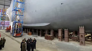 Coreea de Nord prezintă public construcția unui submarin cu propulsie nucleară. Kim Jong-un a vizitat șantierul