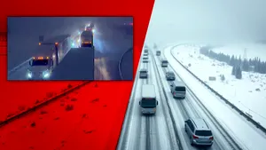Ambuteiaj uriaș de 85 km pe Autostrada Baikal: Șoferi blocați ore în șir la –18 °C