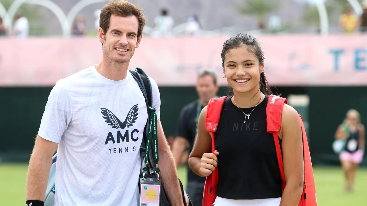 Andy Murray va face pereche cu Emma Răducanu în proba de dublu mixt la ultimul său Wimbledon