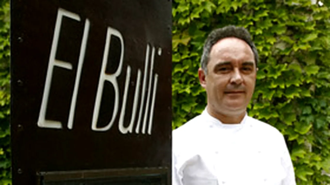 "El Bulli", cel mai bun restaurant din lume, pentru al treilea an consecutiv