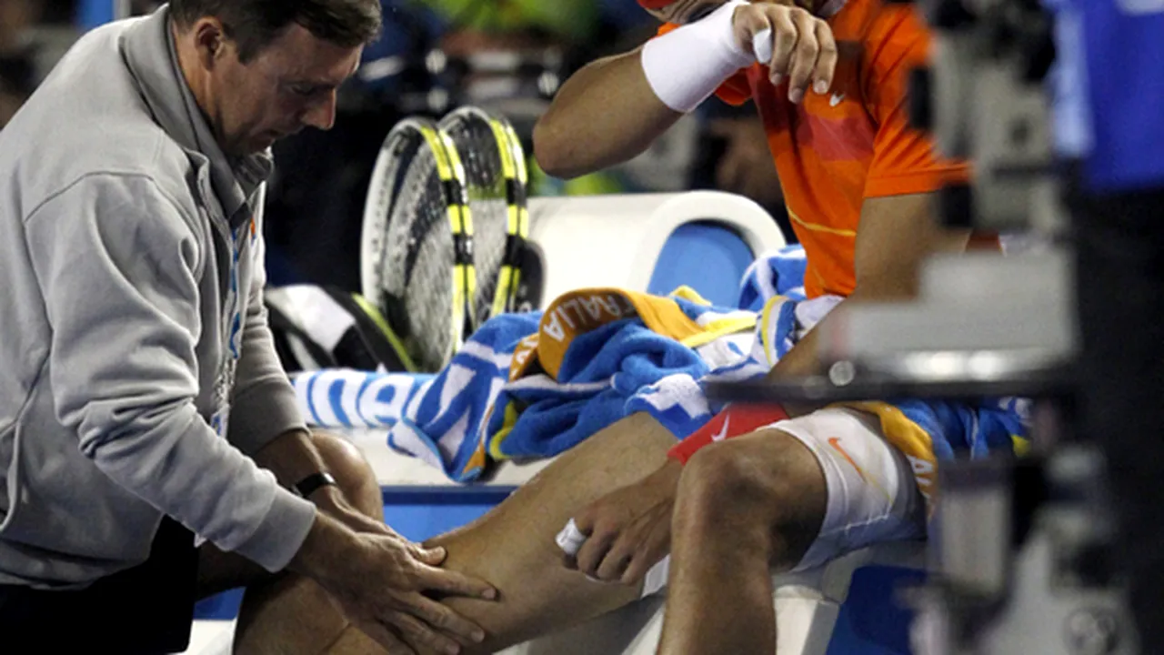 Nadal: Nu am mai putut juca din cauza durerilor la genunchiul drept