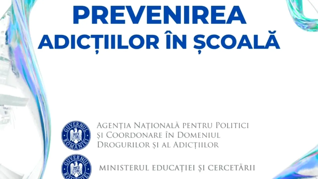Ghiduri naţionale pentru prevenirea adicţiilor în şcoli, lansate de ANPCDDA şi Ministerul Educaţiei