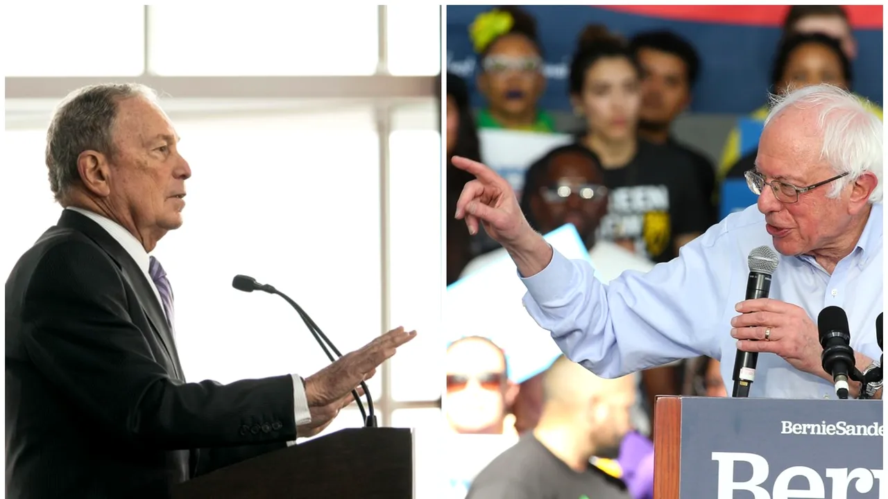 Bernie Sanders şi Michael Bloomberg s-au întrecut în atacuri înaintea alegerilor preliminare din Nevada