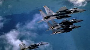 EXCLUSIVE: F-15s, F-16 Fighting Falcons, KC-135E Tankers As NATO Summit Air Support