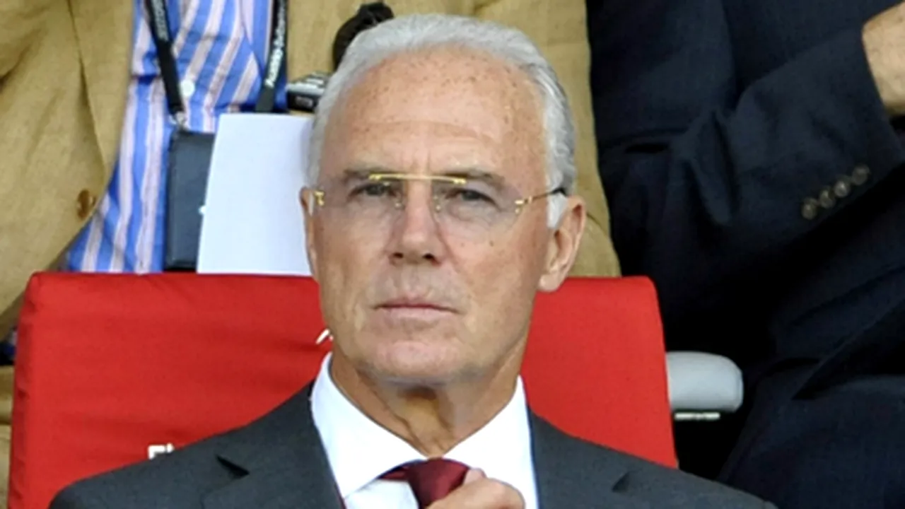 Beckenbauer: Am câştigat şi cu puţin noroc